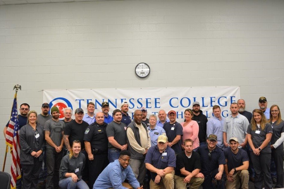 TCAT Knoxville's Veterans and Student Government Association members